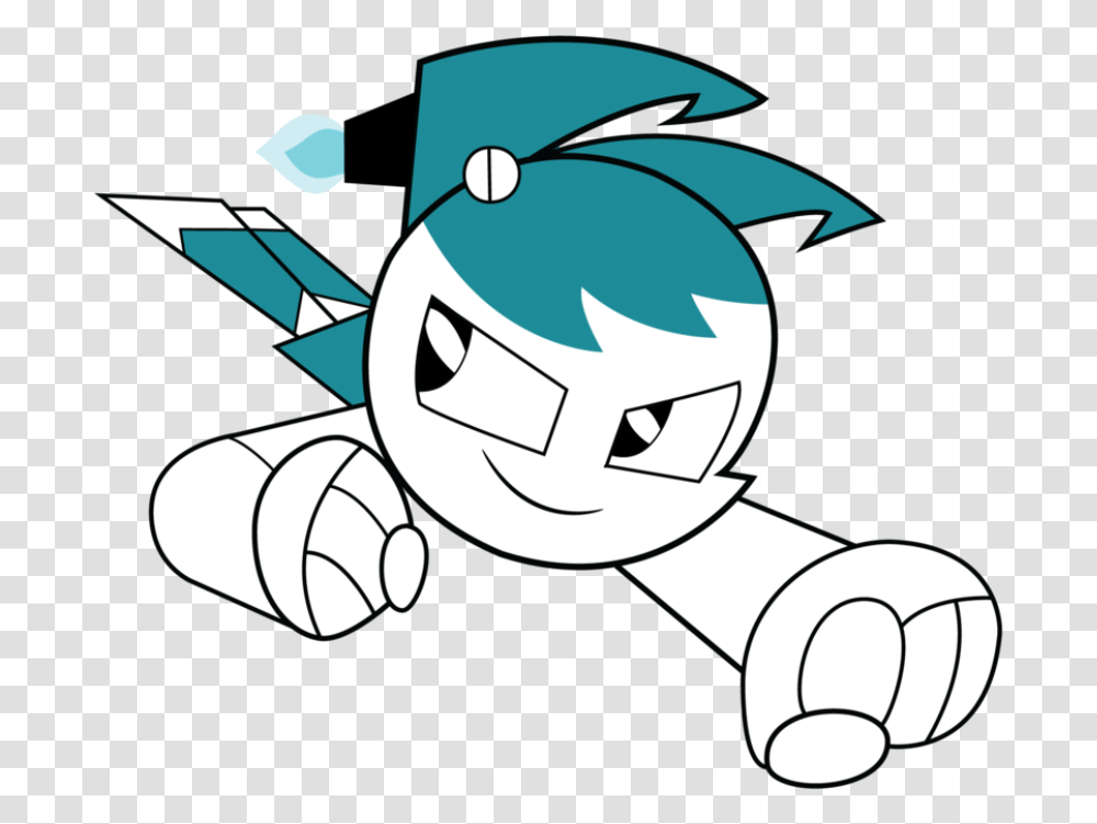 Jenny Wakeman Flying My Life As A Teenage Robot, Stencil, Angry Birds Transparent Png