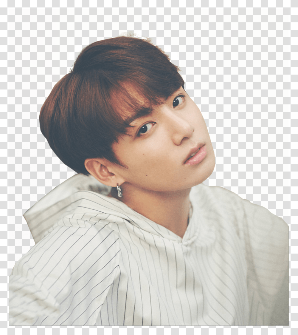 Jeon Jungkook, Face, Person, Smile Transparent Png
