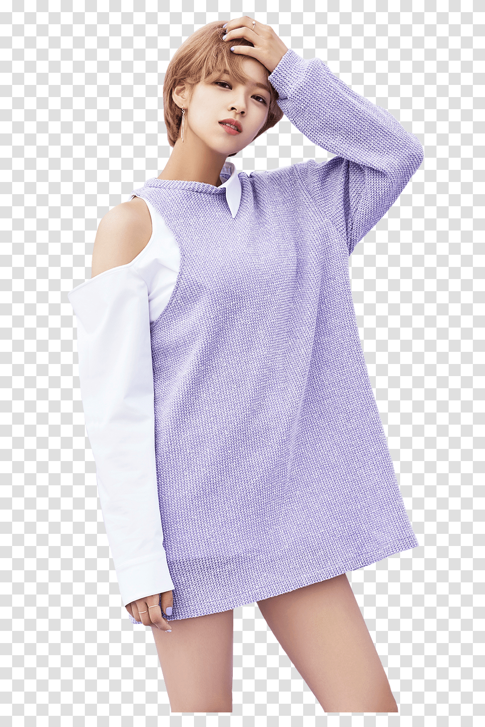 Jeongyeon Like Or Reblog If Using Please Twice Jeongyeon Wallpaper Tt, Sleeve, Long Sleeve, Person Transparent Png