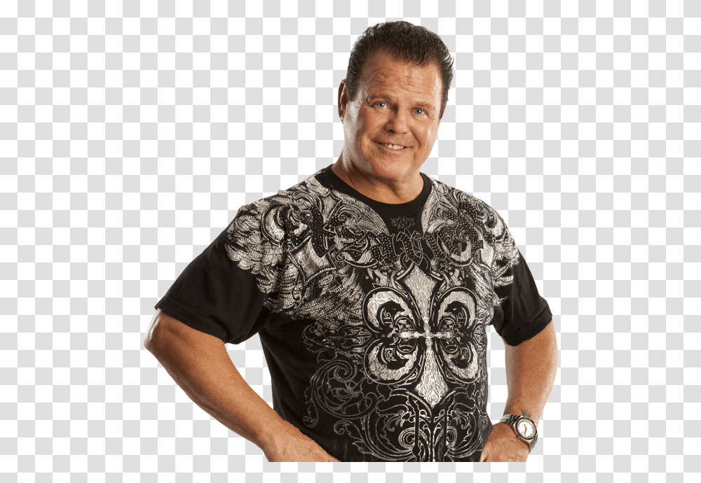 Jerry King Lawler Aew, Person, Human, Sleeve Transparent Png