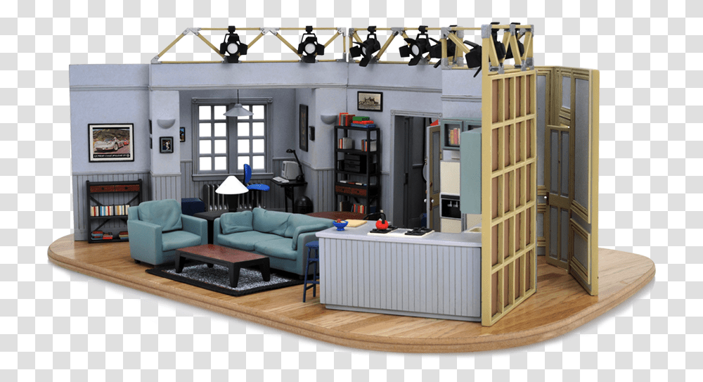 Jerry Seinfeld Apartment Model, Housing, Building, Indoors, Interior Design Transparent Png