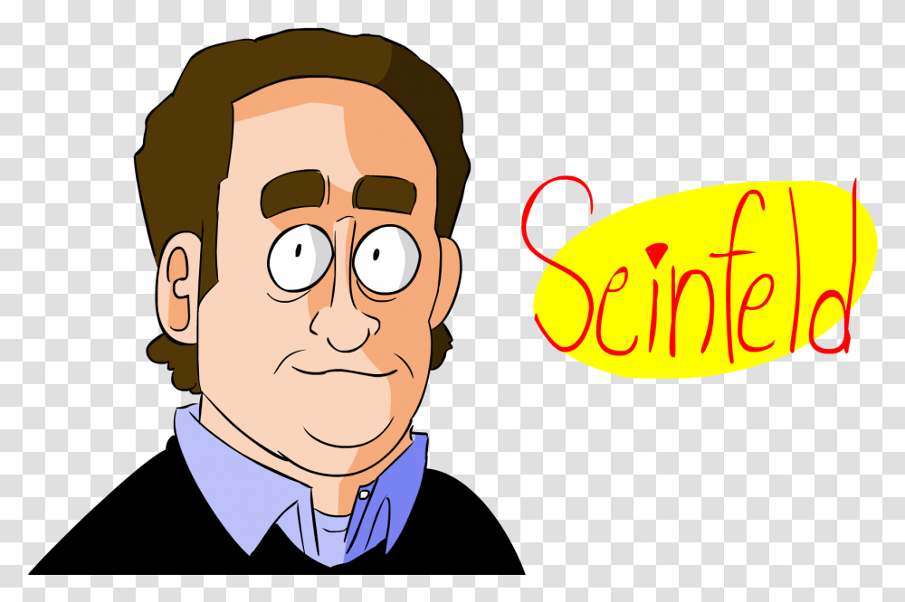 Jerry Seinfeld Cartoon, Face, Head, Sunglasses, Accessories Transparent Png