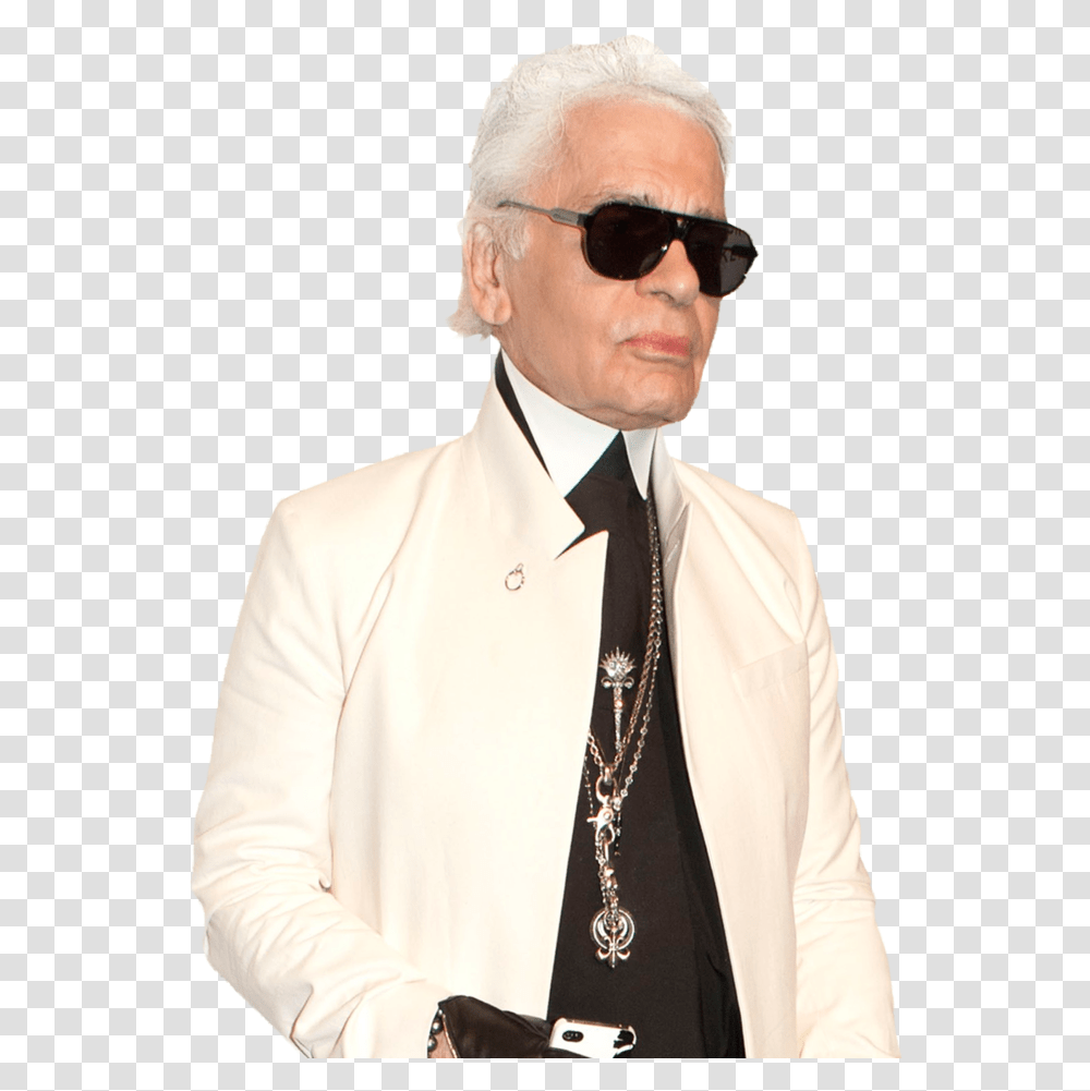 Jerry Seinfeld Karl Lagerfeld White Background, Sunglasses, Accessories, Person Transparent Png