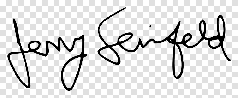 Jerry Seinfeld Signature, Gray, World Of Warcraft Transparent Png