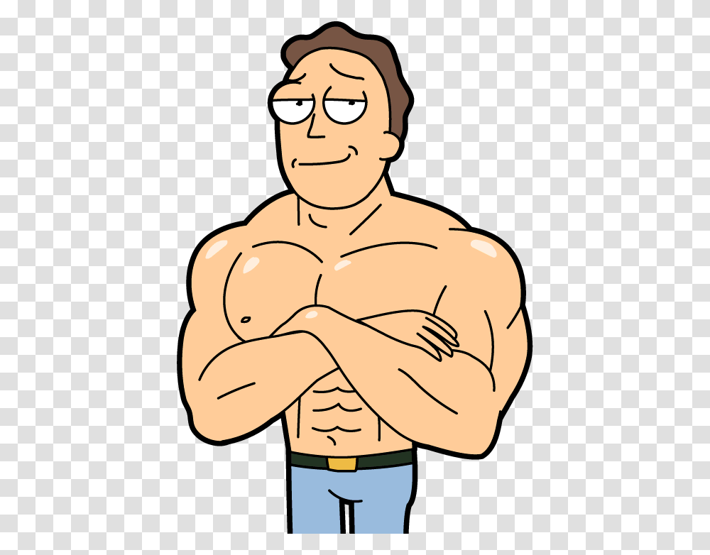 Jerry Smith Rick E Morty Download Jerry Smith Rick Y Morty, Face, Person, Torso, Label Transparent Png