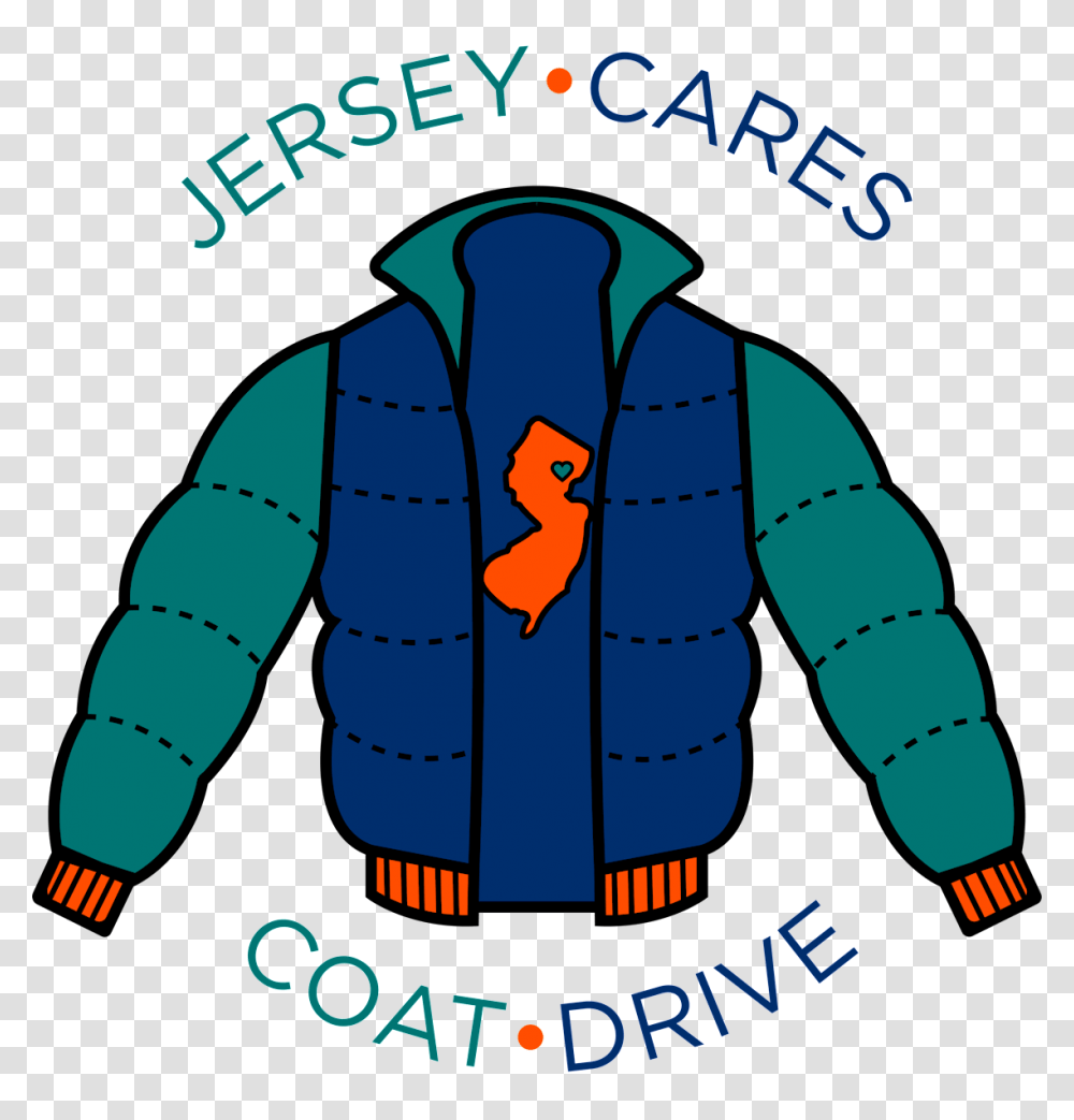 Jersey Cares The Jersey Cares Coat Drive, Bird, Crowd, Word Transparent Png