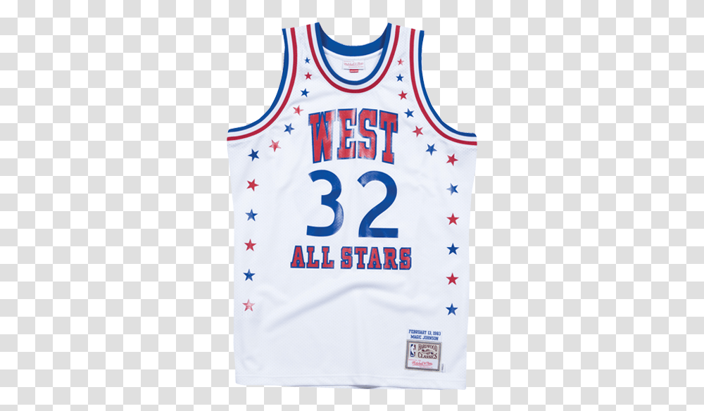 Jersey Clipart Jersey Kobe Bryant Magic Johnson All Star Jersey White, Apparel, Shirt Transparent Png