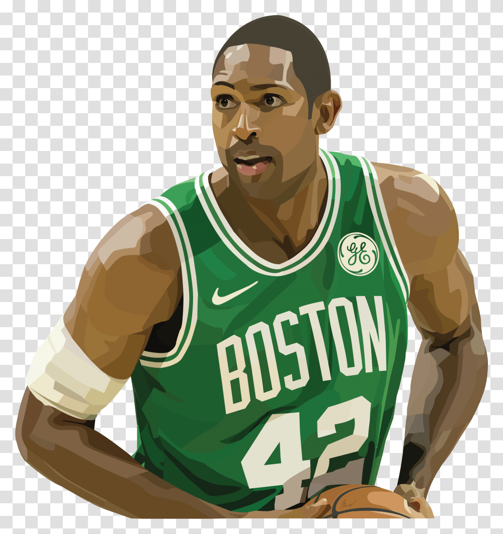 Jersey Vector Boston Celtics, Person, Human, People, Basketball Transparent Png