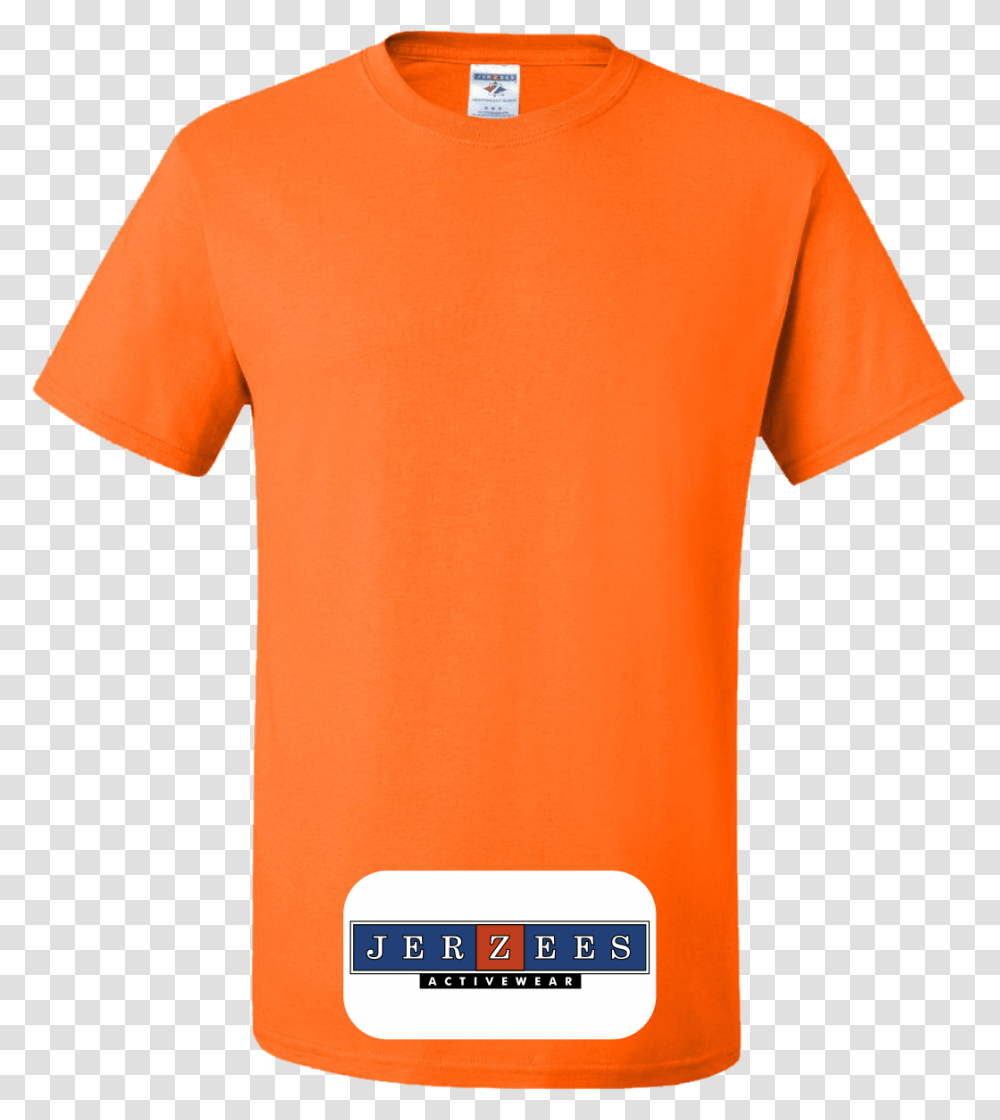 Jerzees Custom Safety Orange T Shirts 6.4 Powerstroke Shirt, Apparel, T-Shirt, Sleeve Transparent Png