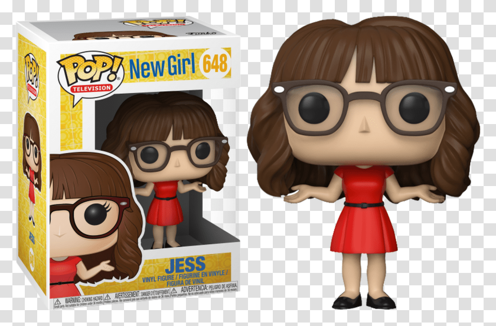 Jess Pop Vinyl Figure, Person, Plant, Toy, Plush Transparent Png