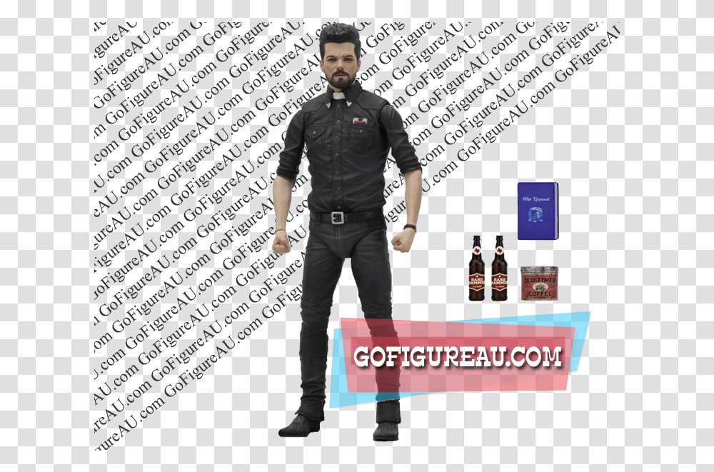 Jesse Custer Preacher Champagne, Person, Clothing, Sleeve, Man Transparent Png