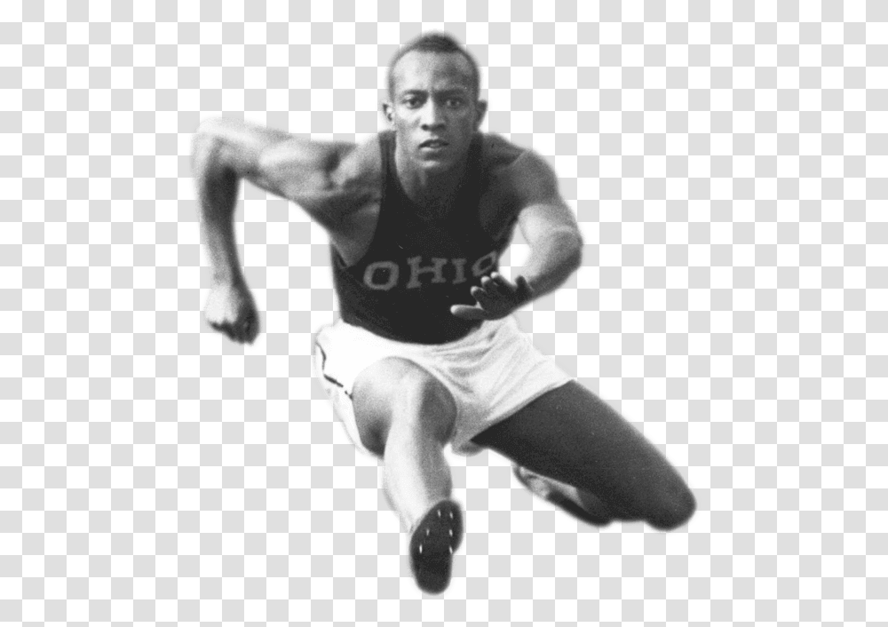 Jesse Owens Running, Person, Human, Sport, Sports Transparent Png