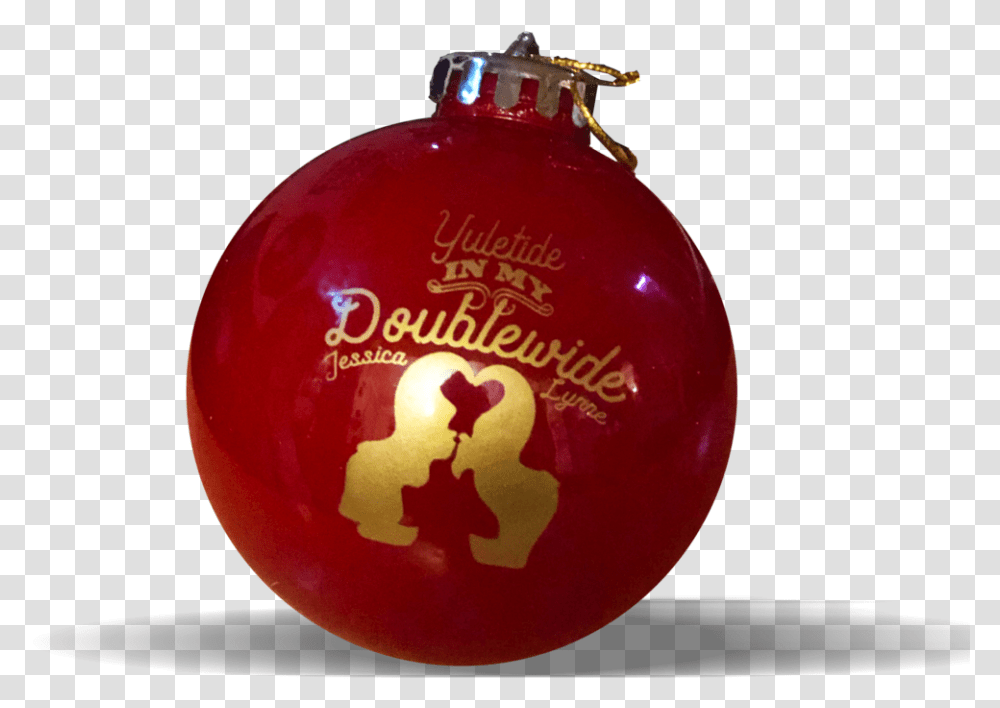 Jessica Lynne Yuletide In My Doublewide Christmas Ornament Christmas Ornament, Sphere, Bottle Transparent Png