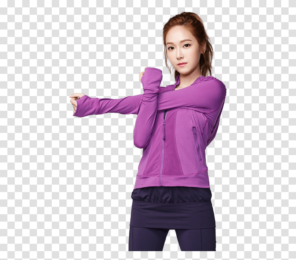 Jessica Reminding You All That Exercise Is Important Girl, Apparel, Sleeve, Long Sleeve Transparent Png