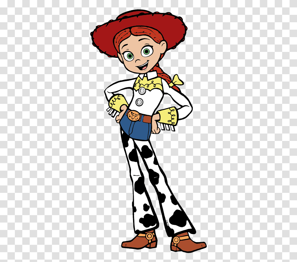 Jessie Toy Story Coloring Page, Person, Human, Apparel Transparent Png