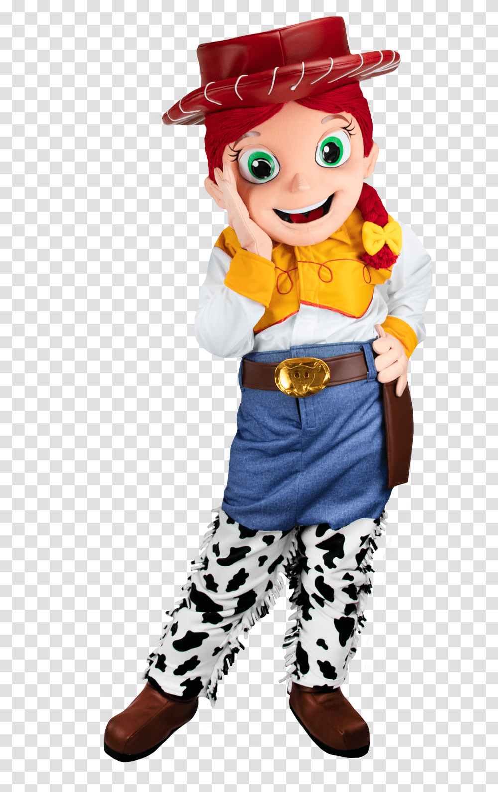 Jessie Toy Story Cowgirl Character Cartoon, Person, Costume, Clothing, Performer Transparent Png