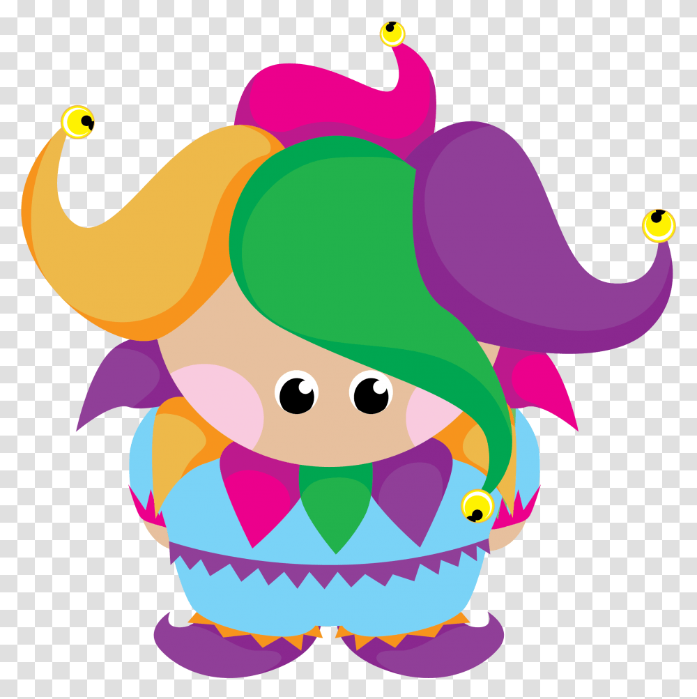 Jester Vector Clipart Mardi Gras, Graphics, Sweets, Food, Confectionery Transparent Png