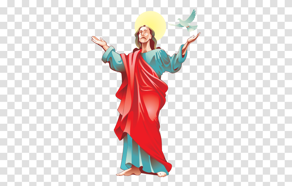 Jesucristo Dibujo 2 Image Jesus, Performer, Person, Human, Dance Pose Transparent Png