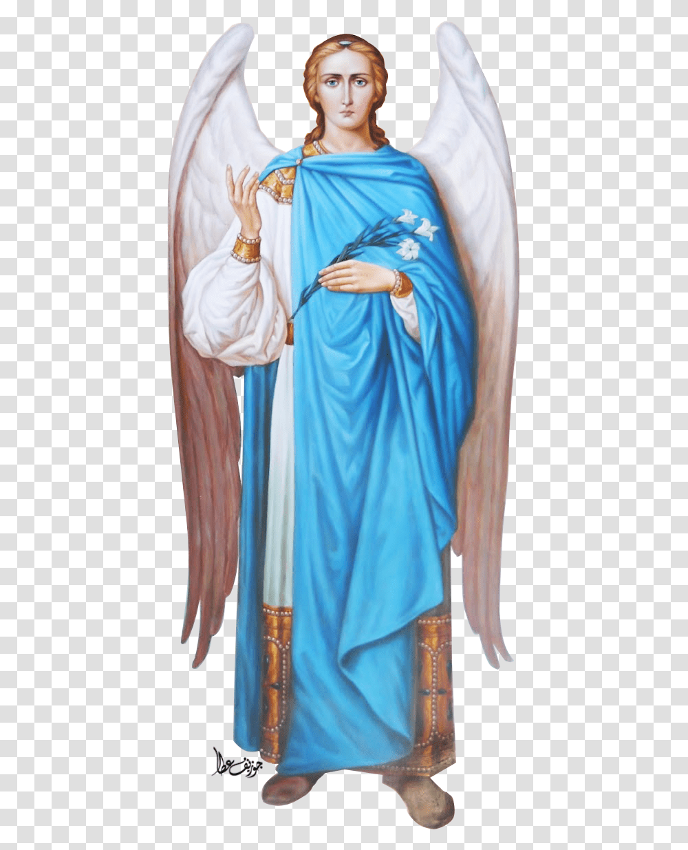 Jesus Angel Gabriel, Apparel, Evening Dress, Robe Transparent Png