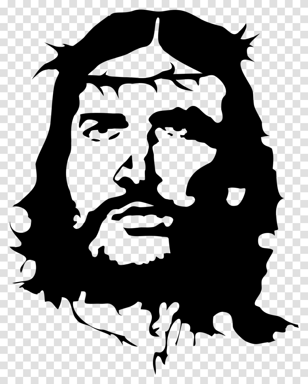 Jesus As Che Guevara, Gray, World Of Warcraft Transparent Png