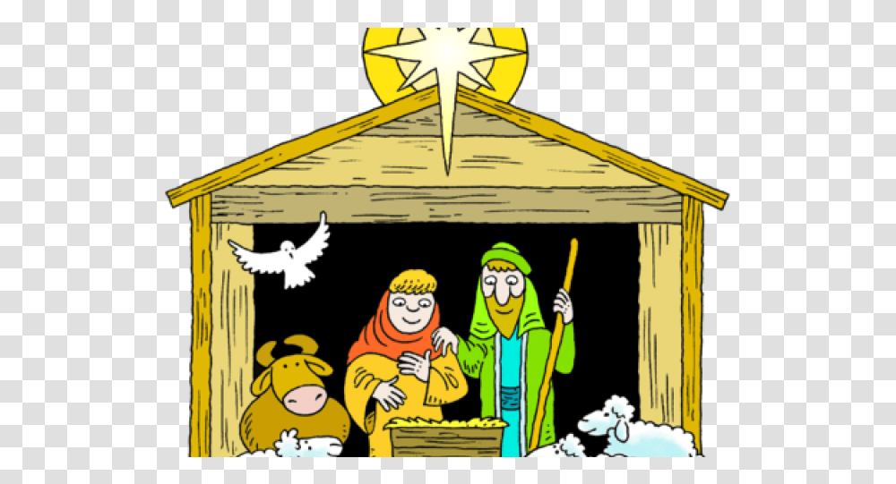 Jesus Birth Clipart Fiction, Person, Building, Poster, Advertisement Transparent Png