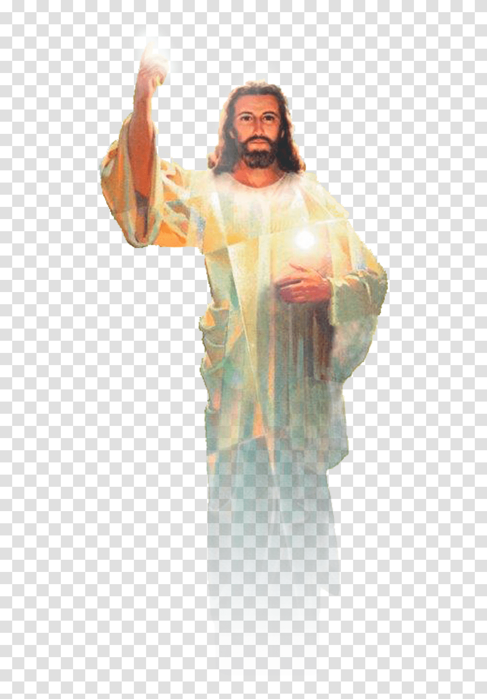 Jesus Body Of Christ Divine Mercy Jesus Full Body, Person, Coat, Fashion Transparent Png