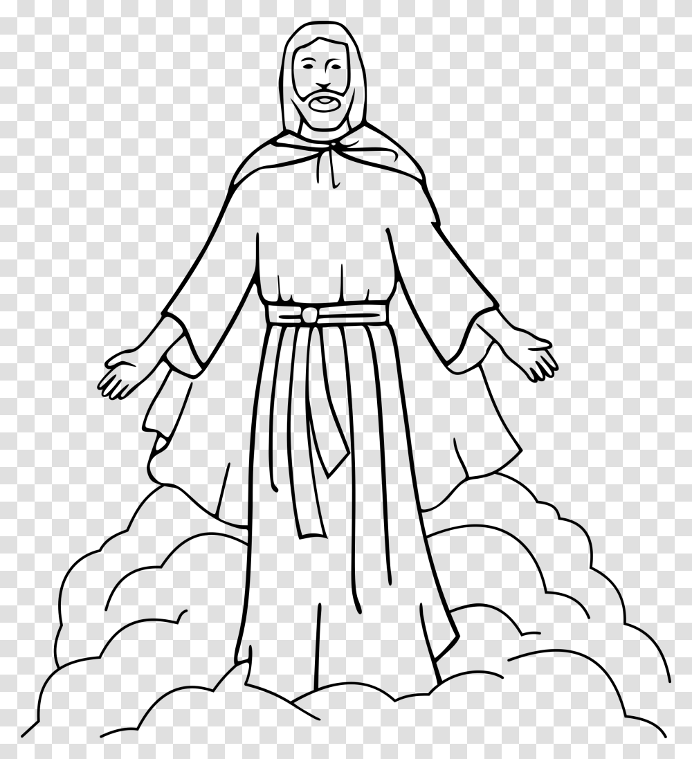 Jesus Christ Clipart Jesus Black And White, Gray, World Of Warcraft Transparent Png