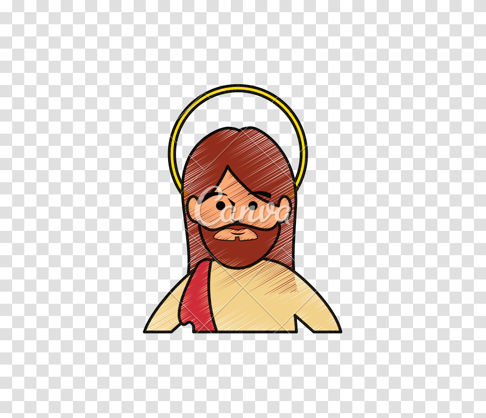 Jesus Christ Face Cartoon, Person, Logo, Photography Transparent Png
