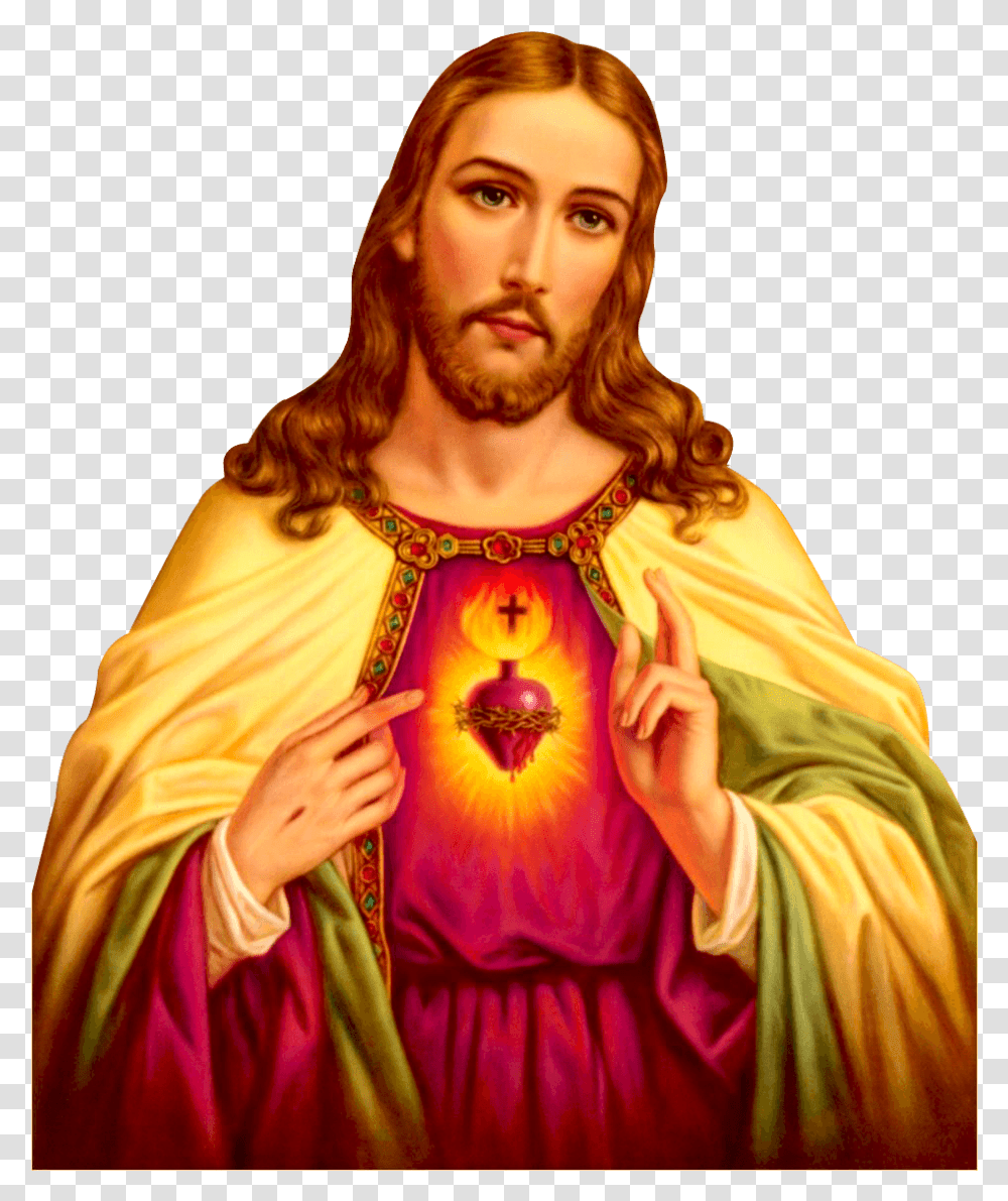 Jesus Christ Heart Jesus Christ, Person, Necklace, Accessories Transparent Png