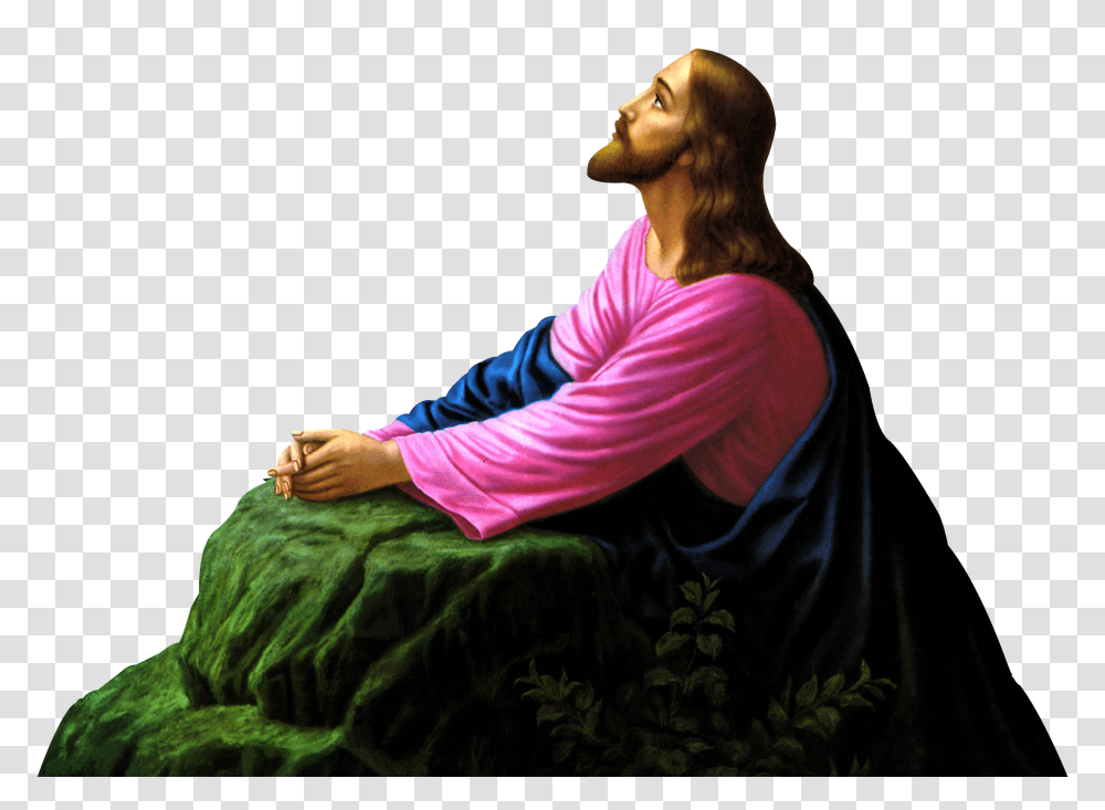 Jesus Christ Image, Person, Sleeve, Sitting Transparent Png