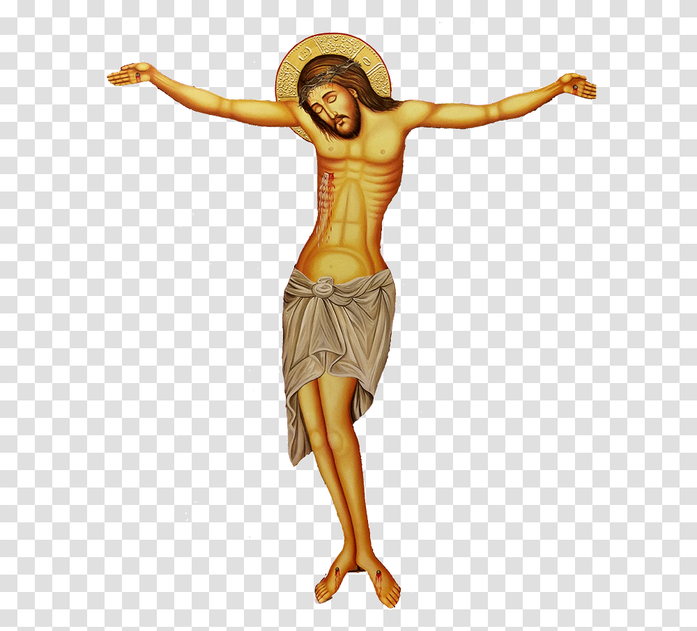 Jesus Christ On The Cross Jesus On Cross, Person, Back, Skin Transparent Png