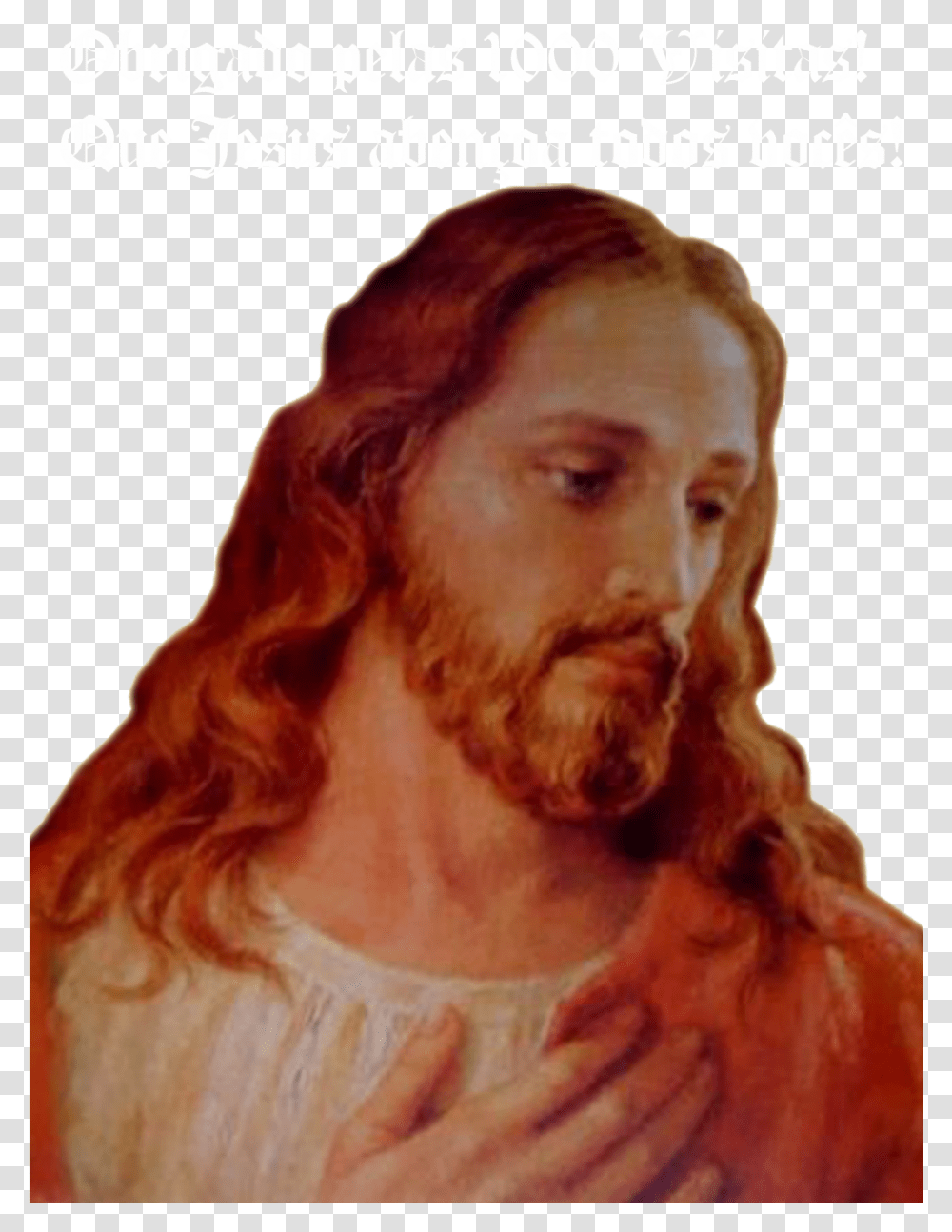 Jesus Christ Son Of God Photography Blingee Thank You Lord All I Have To Say Is Thank You Lord, Face, Person, Human, Head Transparent Png