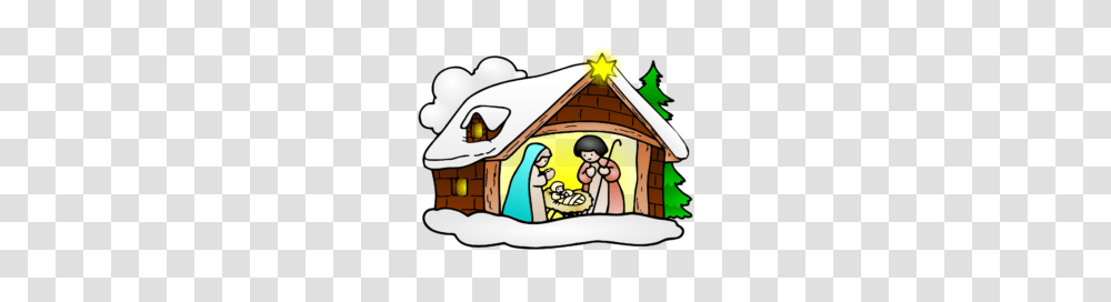 Jesus Christmas Clip Art Happy Holidays, Nature, Outdoors, Housing, Building Transparent Png