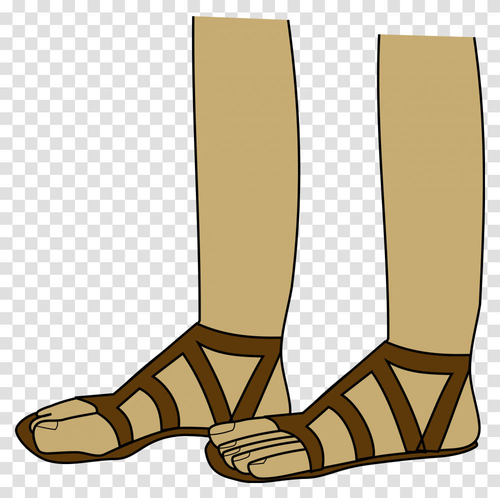 Jesus Clipart Sandal Jesus Sandal Free For Download, Apparel, Footwear, Hammer Transparent Png