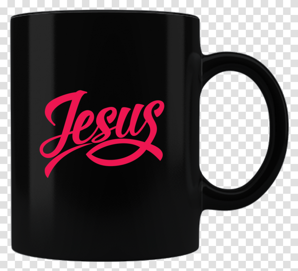Jesus Fish Ceramic Black Coffee Mug Mug, Coffee Cup Transparent Png