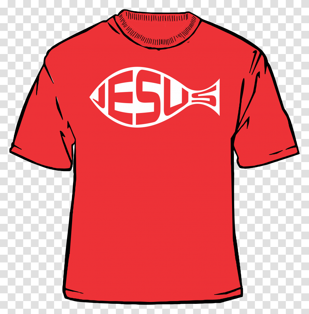 Jesus Fish Curts Christian Shirts, Apparel, T-Shirt, Jersey Transparent Png