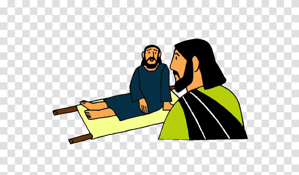 Jesus Heals The Paralytic Clipart, Person, People, Face Transparent Png