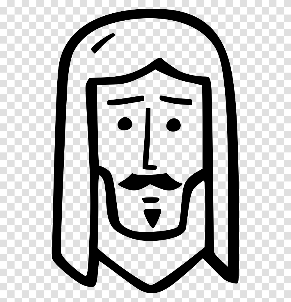 Jesus Icon Free Download, Label, Stencil, Giant Panda Transparent Png