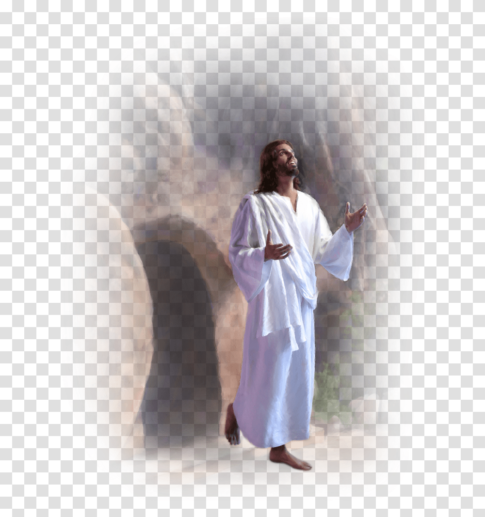Jesus Is Coming Jesus Easter, Person, Robe, Fashion Transparent Png