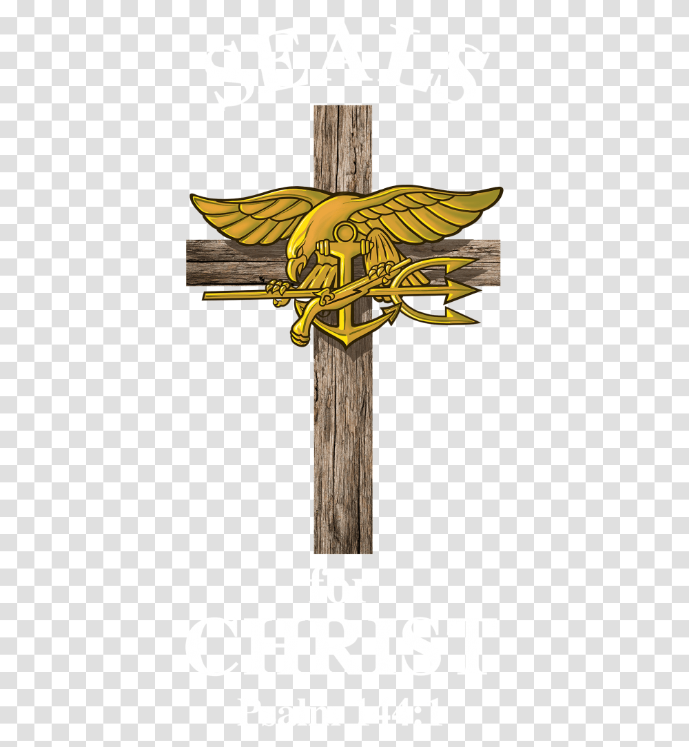 Jesus On The Cross Special Warfare Insignia, Emblem, Weapon, Weaponry Transparent Png