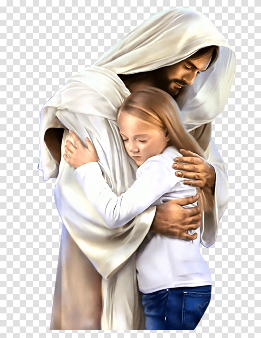 Jesus, Religion, Hug, Person, Human Transparent Png