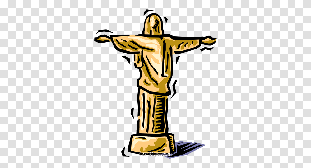 Jesus Royalty Free Vector Clip Art Illustration, Cross, Crucifix Transparent Png