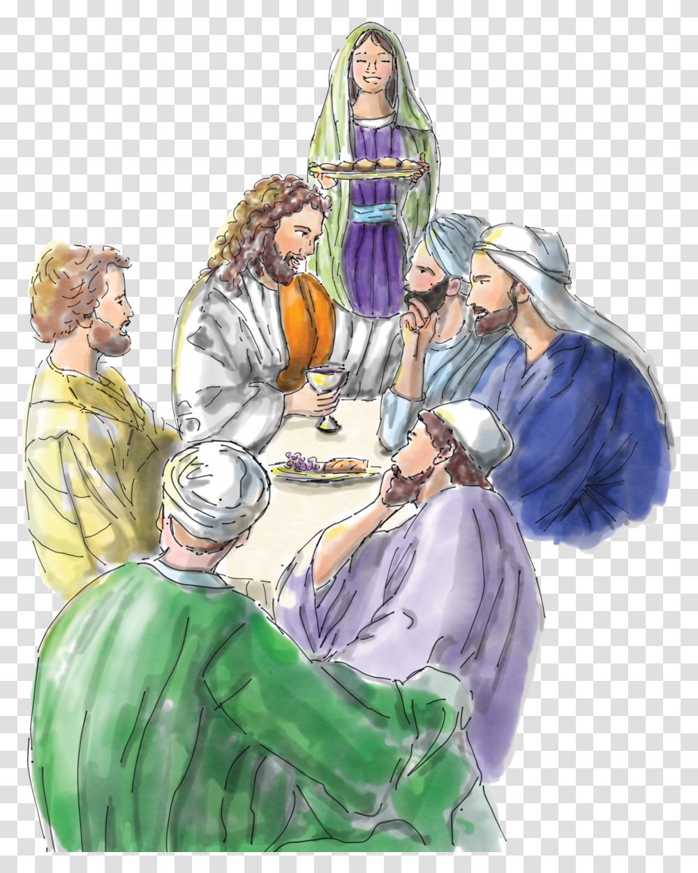 Jesus Sharing, Helmet, Clothing, Person, Comics Transparent Png