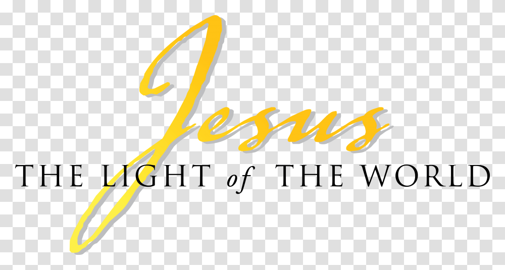 Jesus The Light Of The World, Alphabet, Word, Label Transparent Png