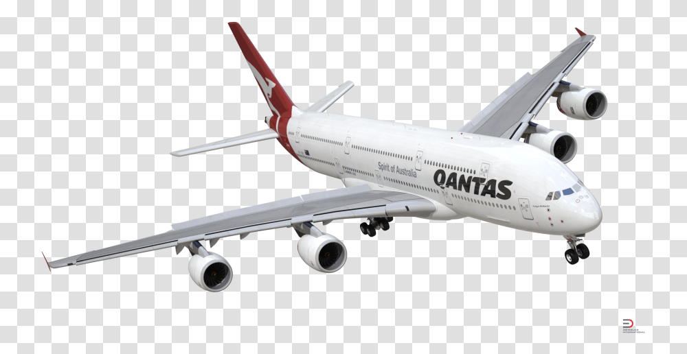 Jet Airplane Clipart Qantas Plane Background, Aircraft, Vehicle, Transportation, Airliner Transparent Png