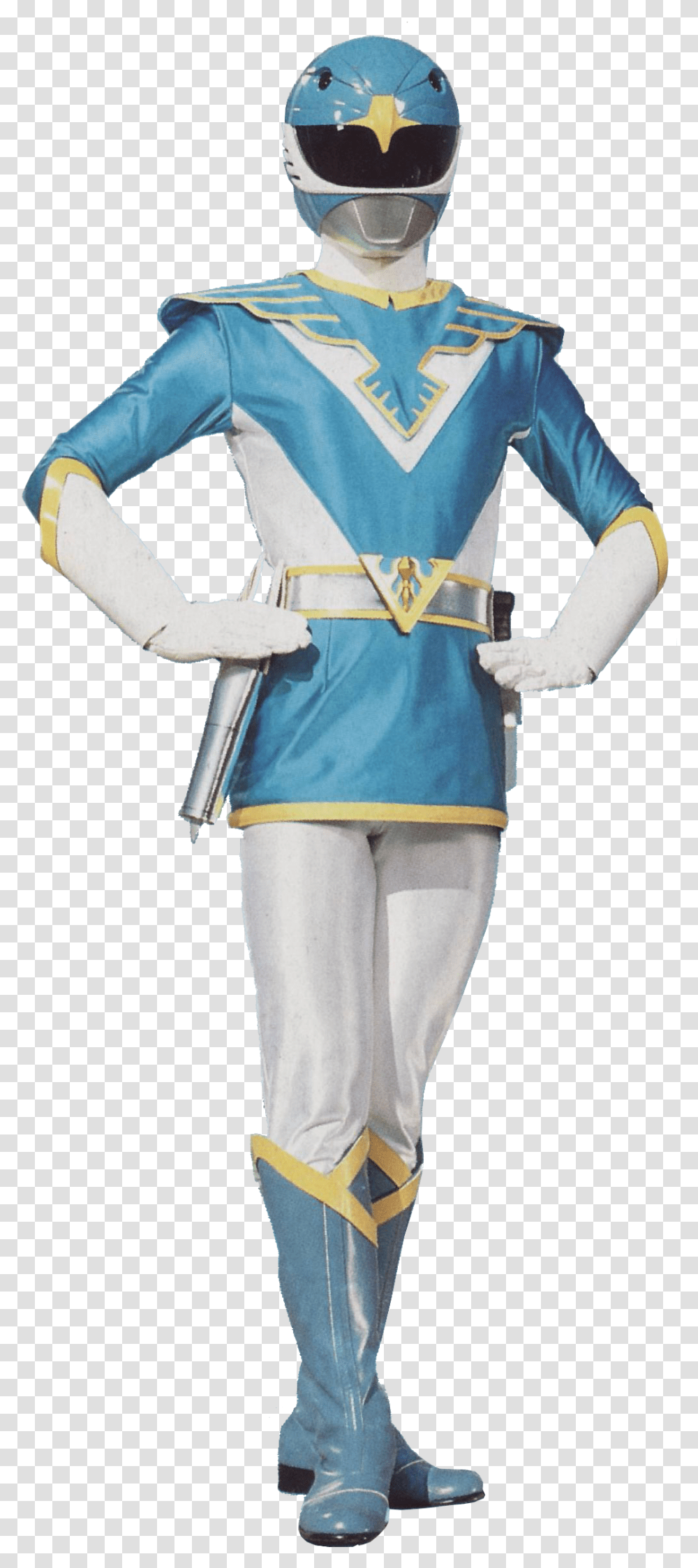 Jet Blue Chjin Sentai Jetman Blue, Costume, Person, Helmet Transparent Png