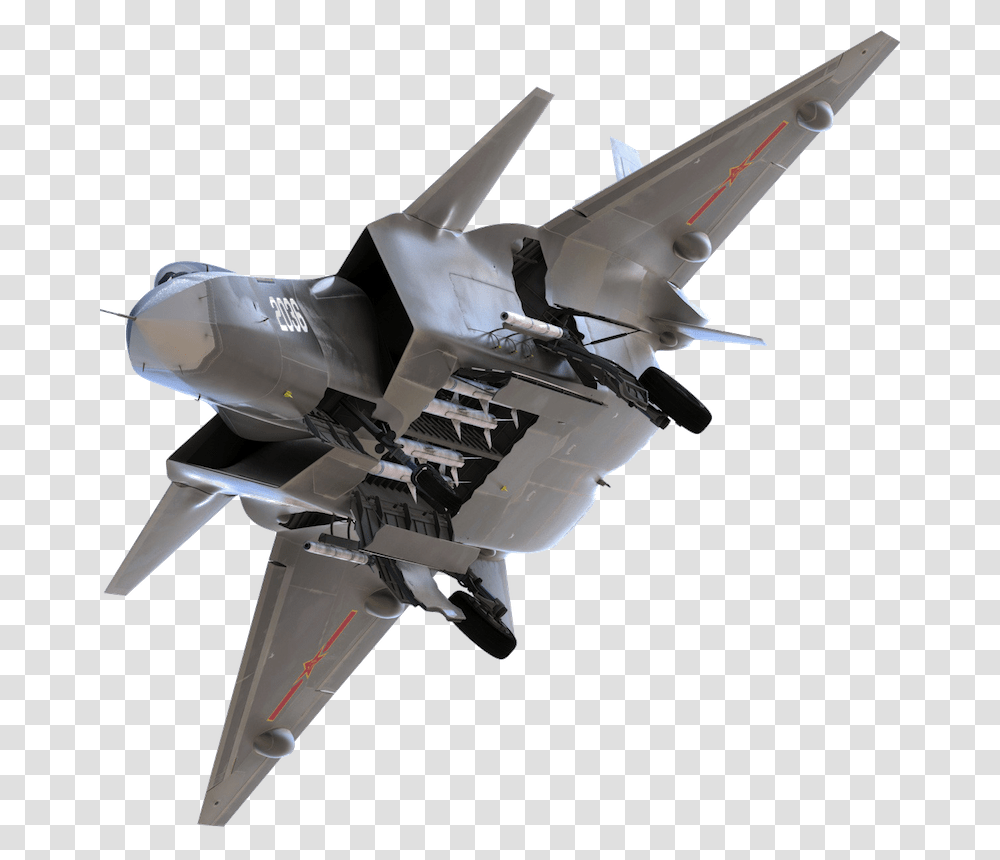 Jet Fighter Images Chengdu J 20 Weapons Bay, Aircraft, Vehicle, Transportation, Spaceship Transparent Png