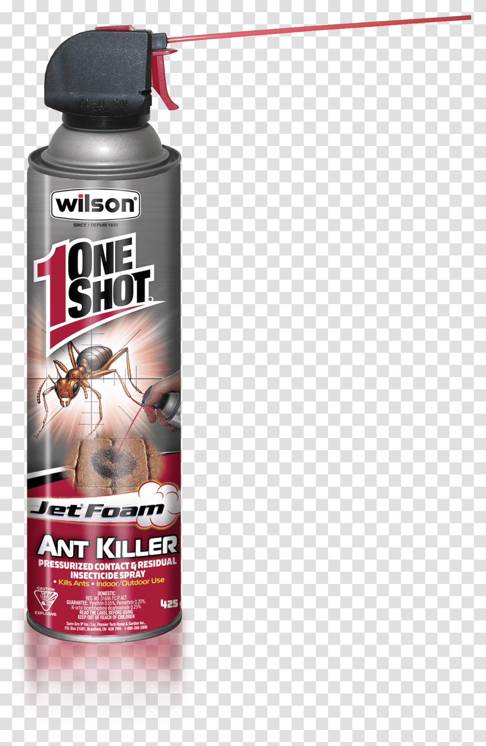 Jet Flame Wasp Killer Spray With Nozzle, Tin, Can, Spray Can, Aluminium Transparent Png