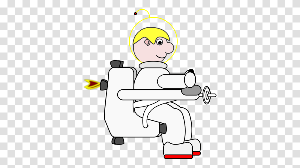 Jet Pack Jack Sprite With Thrusters Burning Vector Image Public, Scientist, Drawing, Nurse Transparent Png