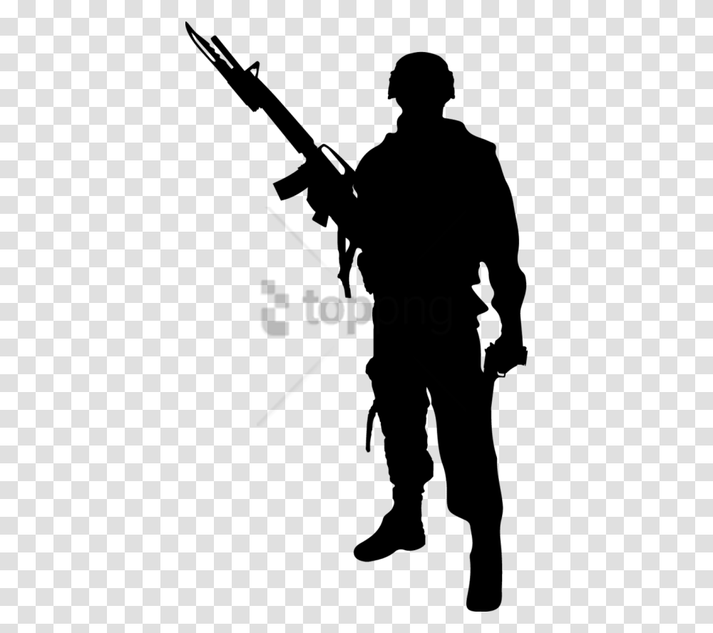 Jet Silhouette Army Soldier Silhouette, Person, Human, Ninja, Gun Transparent Png